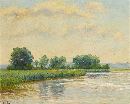 Bodden landscape, , Franz Bunke