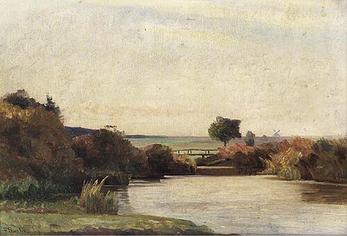 Steg über die Beeke, , Franz Bunke