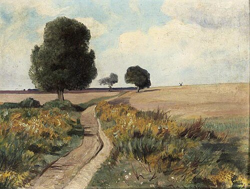 Weite mecklenburgische Landschaft, , Franz Bunke