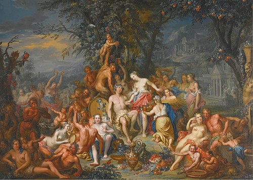Bacchus and Pomona, 1760, Franz Christoph Janneck