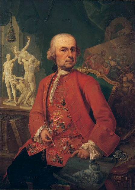 Self-portrait, 1767, Franz Georg Hermann