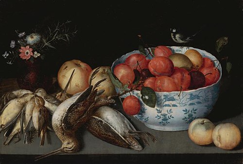 Still life with fruits and game, 1620, Francesco Codino