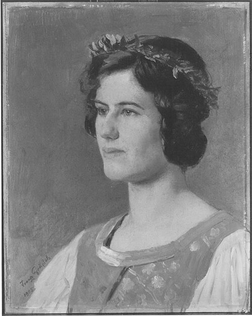 Elsbeth Werkmann (Studie), 1905, Franz Gräßel