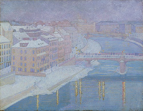 An der Donaulände, 1903, Franz Jaschke