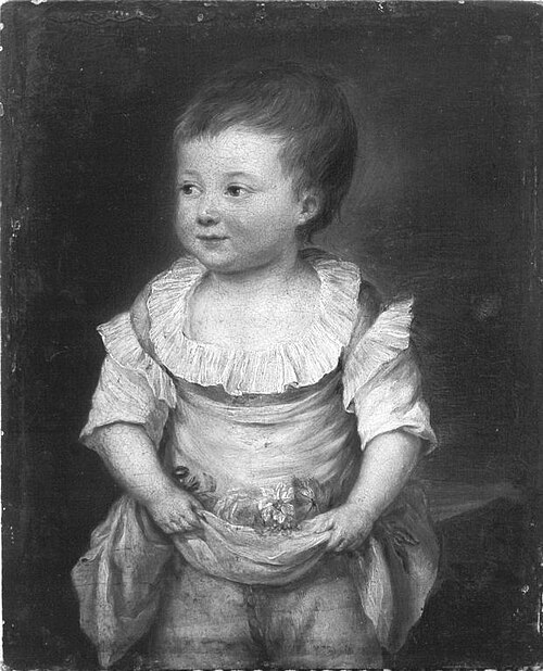 Kind mit Blumen, 1781, Franz Peter Kymli