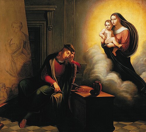 Raphael's dream., 1821, Franz Riepenhausen