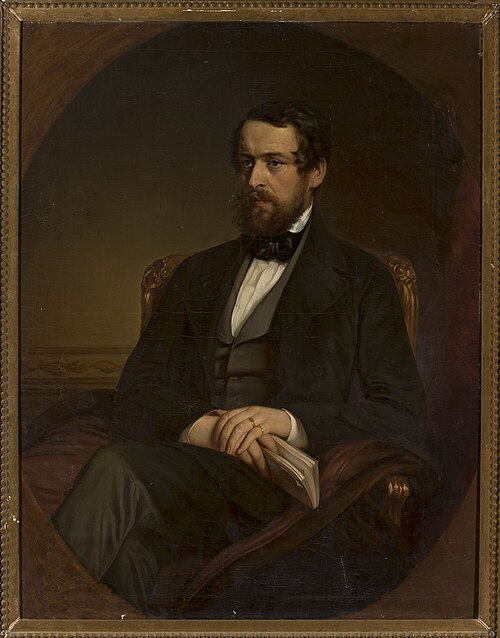 Portrait of Zdzisław Zamoyski, 1850, Franz Schrotzberg