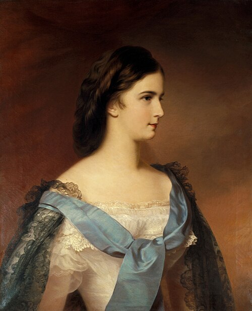 Kaiserin Elisabeth (1837-1898), 1855, Franz Schrotzberg