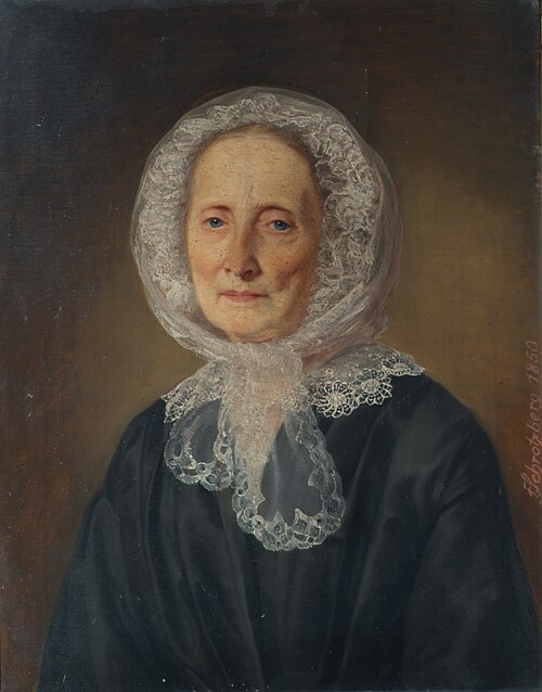 Die Mutter des Künstlers, 1850, Franz Schrotzberg