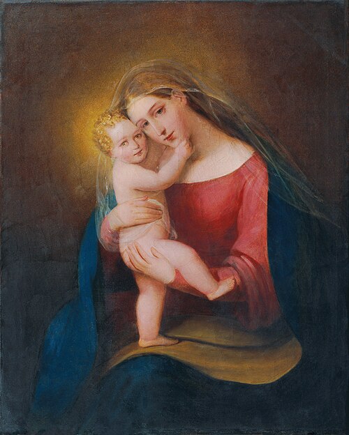 Madonna mit Kind, 1834, Franz Schrotzberg