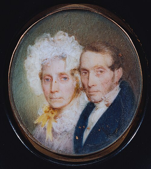 Die Eltern des Künstlers, 1859, Franz Schrotzberg
