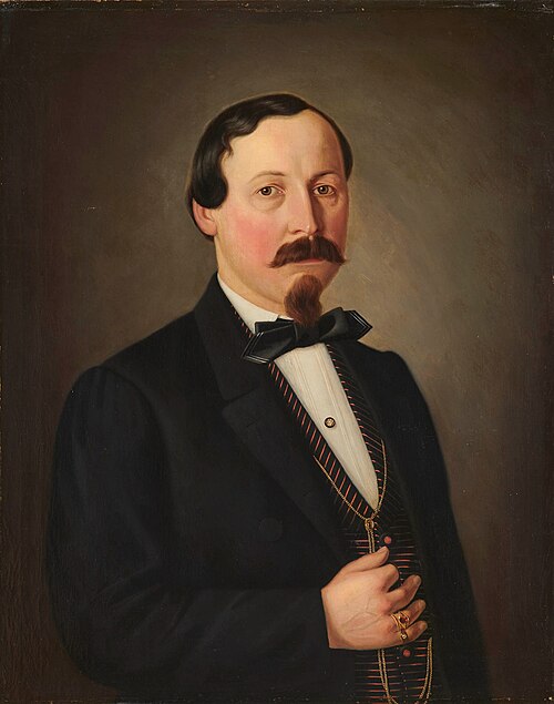 Porträt Eduard Föhr, 1877, Franz Seraph Stirnbrand