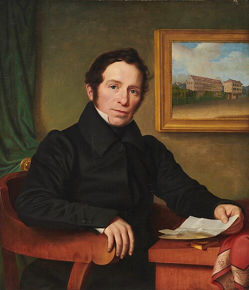 Porträt Felix Friedrich Gustav Schulz, 1834, Franz Seraph Stirnbrand