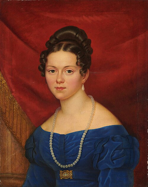 Porträt Königin Pauline von Württemberg, 1822, Franz Seraph Stirnbrand