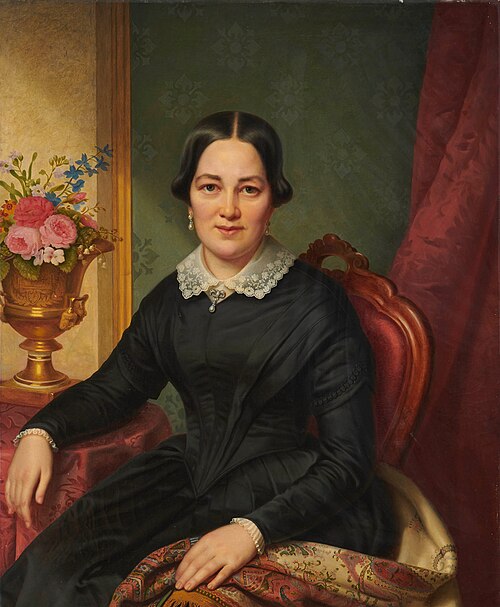 Porträt Emilie Kuhn, 1842, Franz Seraph Stirnbrand