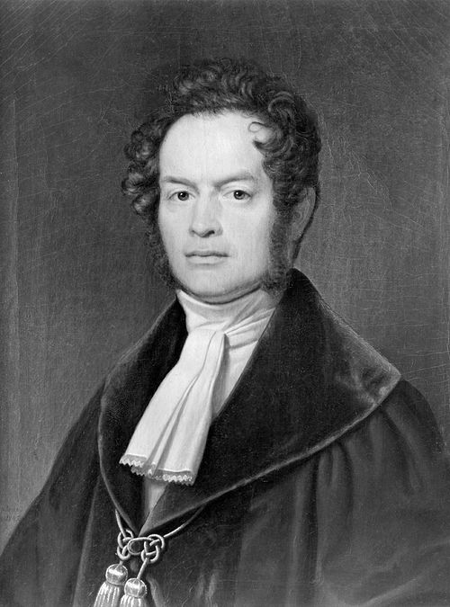 Porträt des August Ludwig Reyscher (1802-1880), 1846, Franz Seraph Stirnbrand