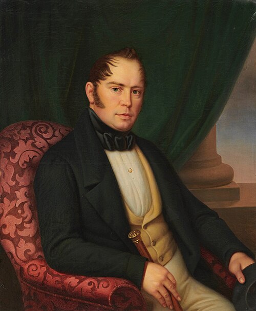 Porträt August Friedrich Kuhn, 1842, Franz Seraph Stirnbrand
