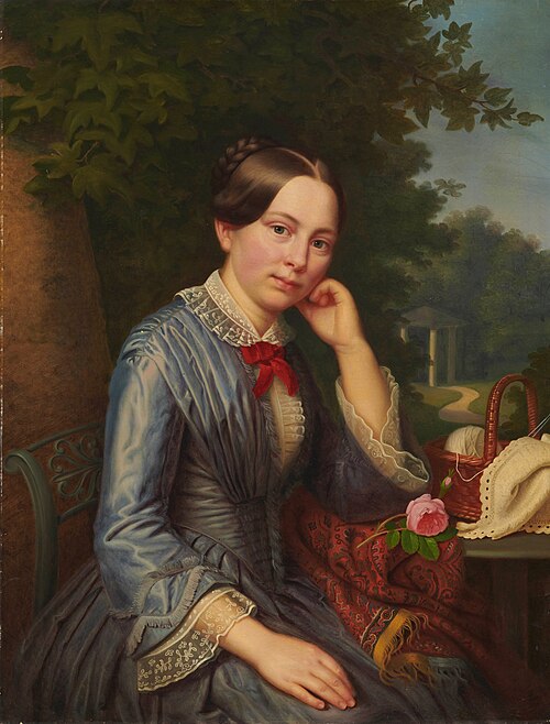 Porträt Julie Duvernoy, 1849, Franz Seraph Stirnbrand