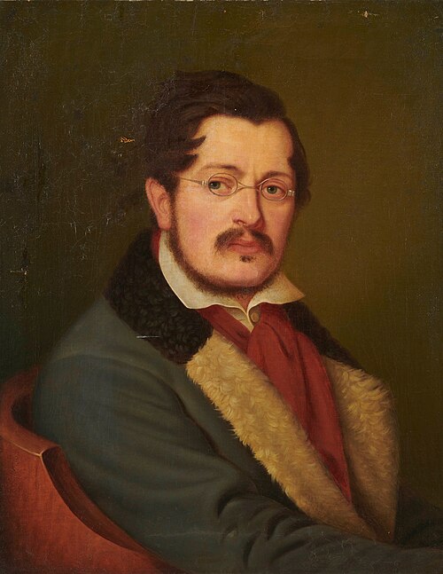 Porträt Gustav Hartmann, 1850, Franz Seraph Stirnbrand