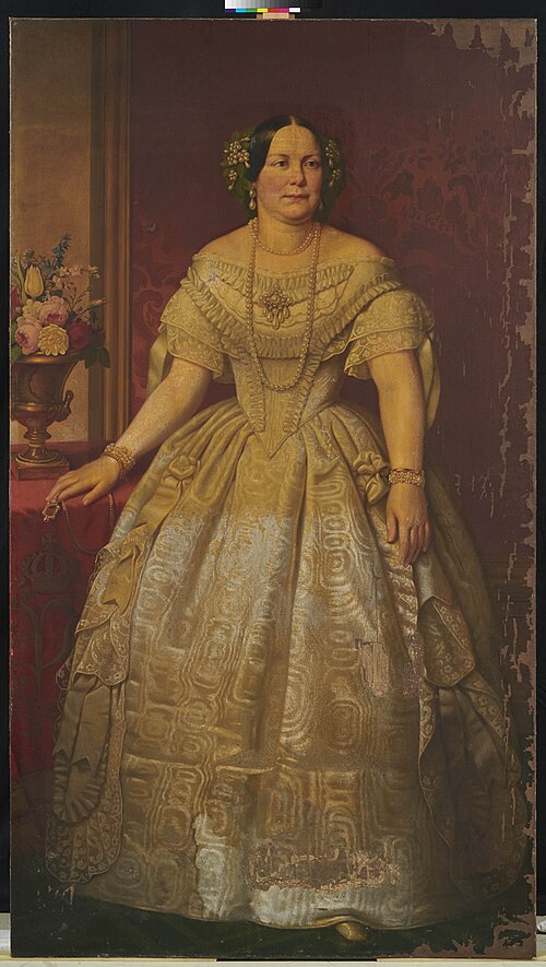 Porträt Königin Pauline von Württemberg, 1841, Franz Seraph Stirnbrand