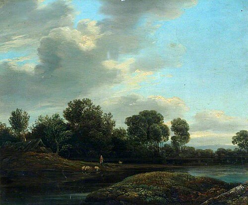 Landscape: The River Bank, , Franz Steinfeld