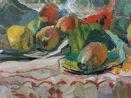 Obststillleben, 1918, Franz Wiegele