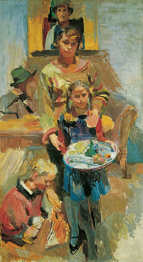 Familienbildnis Isepp, 1927, Franz Wiegele