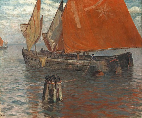 Fishing Boats, 1899, Franz Xaver Hoch
