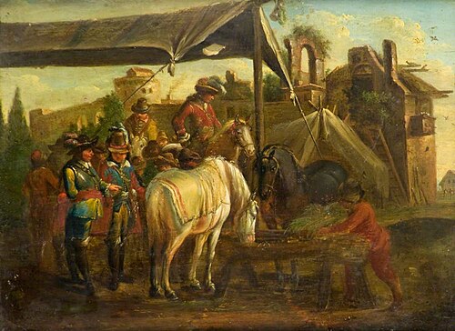 A Horse Market, , Johann Friedrich Morgenstern