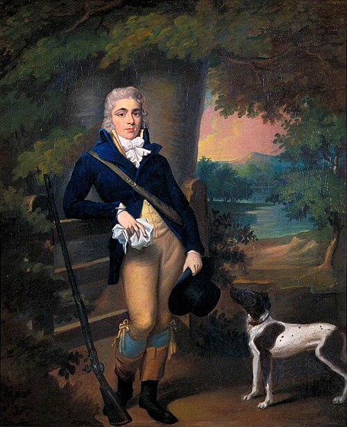 Man with a Dog, 1790, Ramsay Richard Reinagle