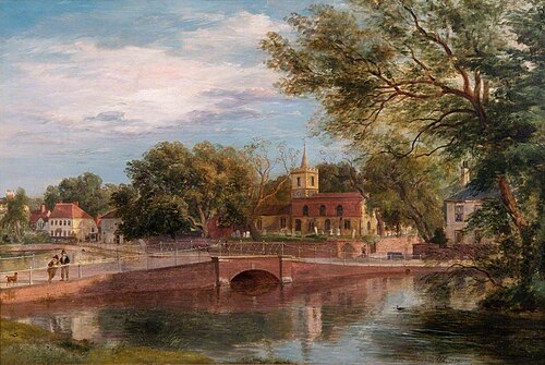 Carshalton, Surrey, 1840, Ramsay Richard Reinagle