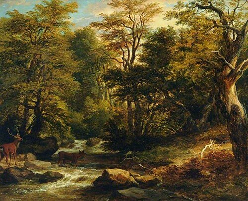 Forest, Gowbarrow Park, Ullswater, Cumbria, 1842, Ramsay Richard Reinagle