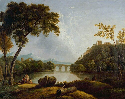 Woody Landscape by a Lake, , Ramsay Richard Reinagle