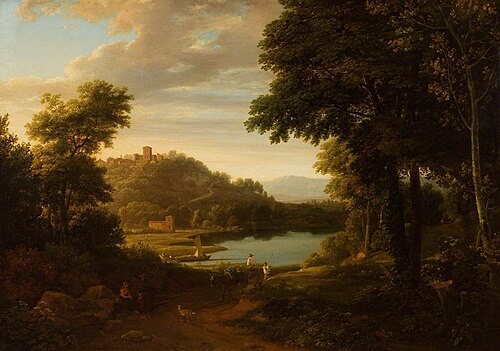Italian Landscape with Lake, , Ramsay Richard Reinagle