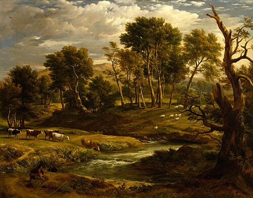 Landscape with Cattle, 1823, Ramsay Richard Reinagle