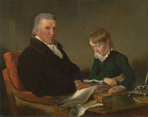 Francis Noel Clarke Mundy and His Grandson, William Mundy, 1809, Ramsay Richard Reinagle