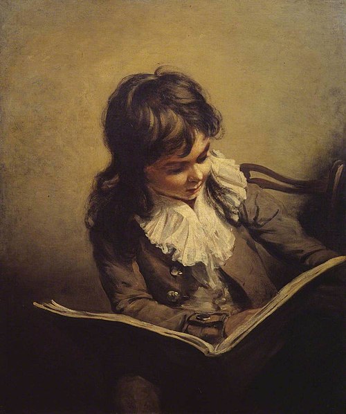 A Boy Reading, 1795, Ramsay Richard Reinagle