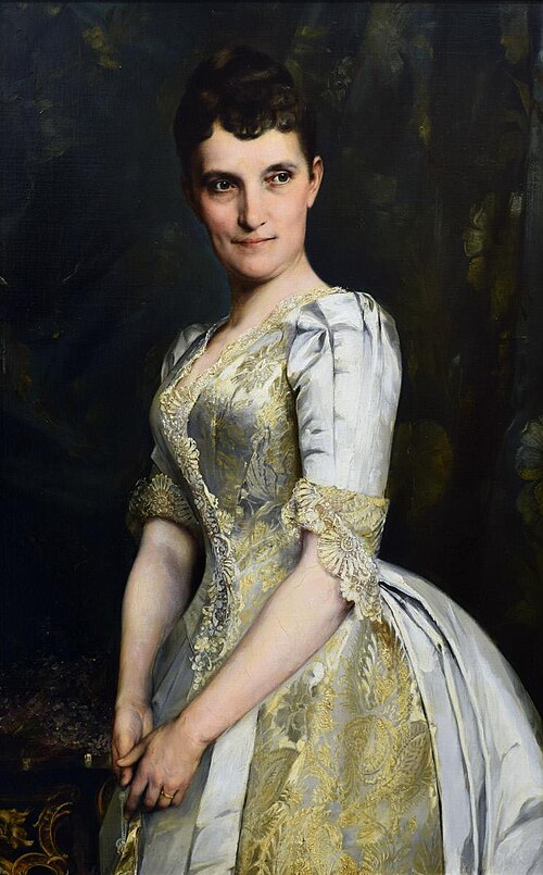 Portrait of Mrs. Keim, 1889, František Dvořák