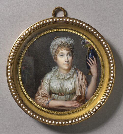 Portrait d'Anne Vallayer-Coster, 1804, François Dumont
