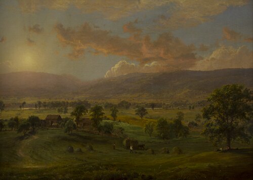 The Old Homestead, Wyoming Valley, 1865, Jasper Francis Cropsey