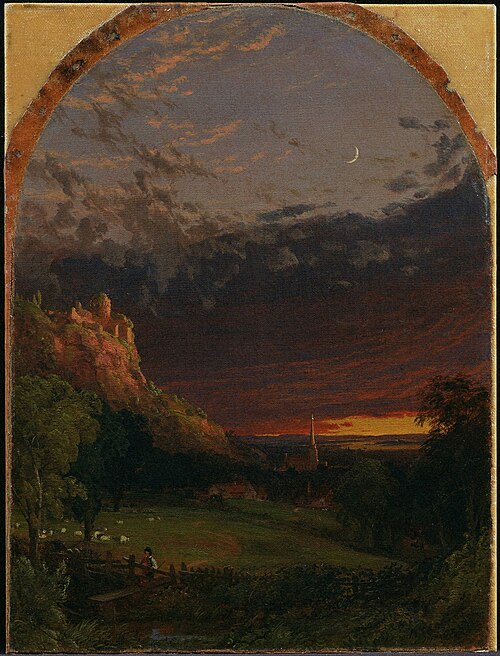 Evening, 1855, Jasper Francis Cropsey
