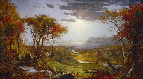 Autumn - On the Hudson River, 1860, Jasper Francis Cropsey