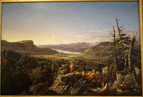View of Greenwood Lake, New Jersey, 1845, Jasper Francis Cropsey