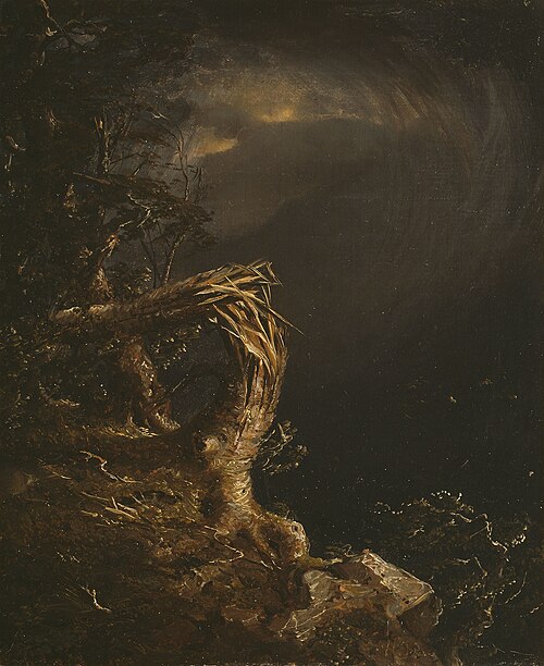 Blasted Tree, 1850, Jasper Francis Cropsey