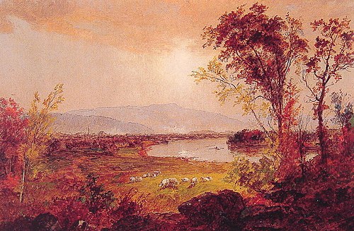 A Bend in the River, 1850, Jasper Francis Cropsey