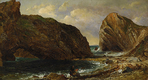 By the Sea, Lulworth, 1857, Jasper Francis Cropsey