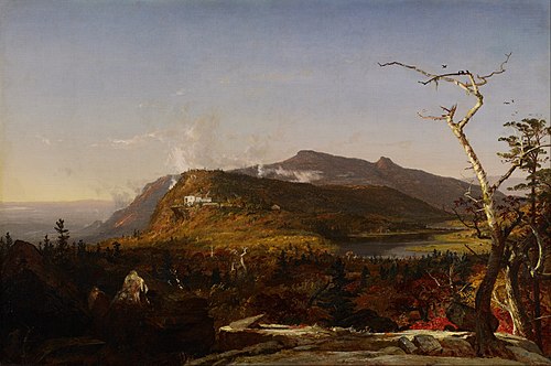 Catskill Mountain House, 1855, Jasper Francis Cropsey