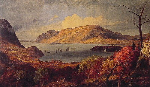 Gates of the Hudson, 1850, Jasper Francis Cropsey