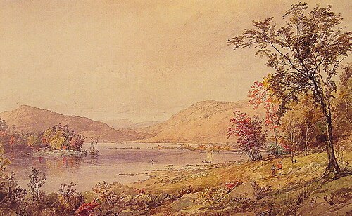 Greenwood Lake, New Jersey, 1897, Jasper Francis Cropsey