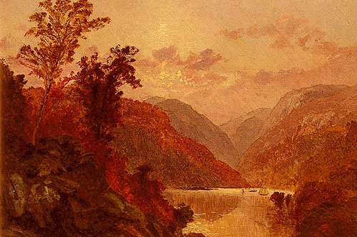 In The Highlands of the Hudson, 1850, Jasper Francis Cropsey